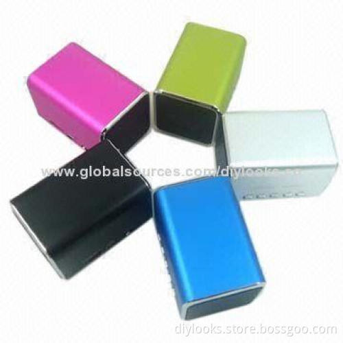 Music Angel Mini USB Speaker Built-in Rechargeable Li-ion Battery, Supports Micro SD/TF Card